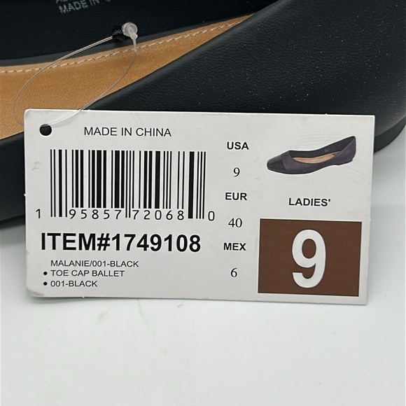 DV by Dolce Vita Black Toe Cap Ballet | Vegan-Friendly l Flat Size 9 NIB - Picture 11 of 12